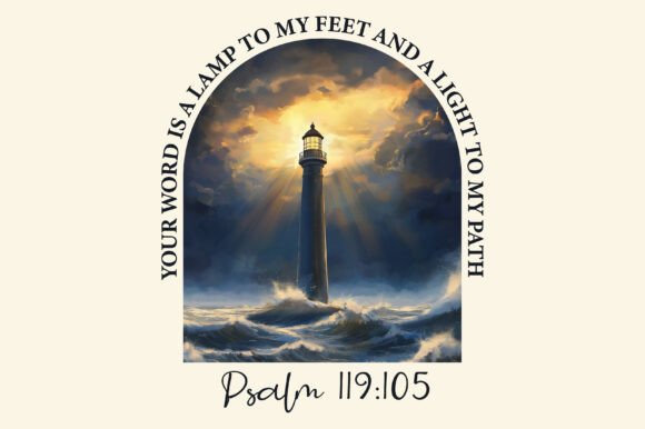 Christian Bible Verse Psalm 119 T-Shirt Designs