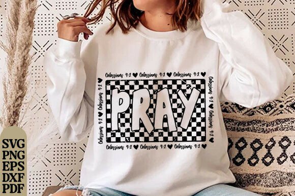 Christian Pray Png, Colossians 4 2, PNG T-Shirt Designs