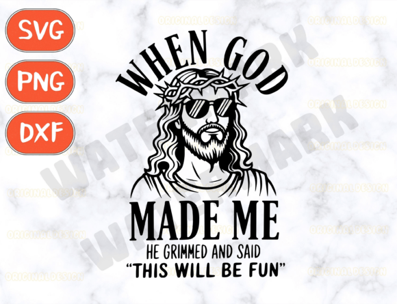 God Humor Svg, T-Shirt Designs