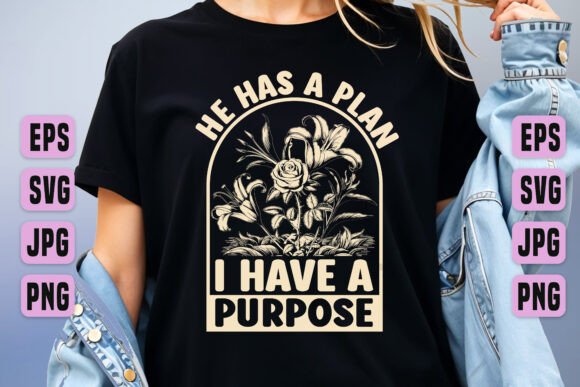 Jesus Has a Plan PNG SVG Graphic Design