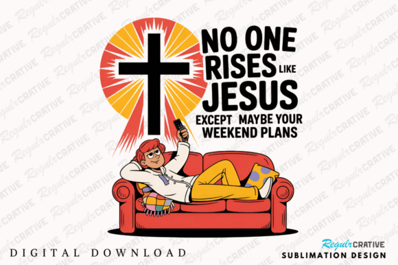 Jesus, Weekend Plans, Funny PNG for T-Shirt Designs