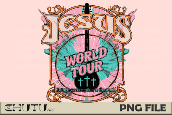 Jesus World Tour Christian PNG Art