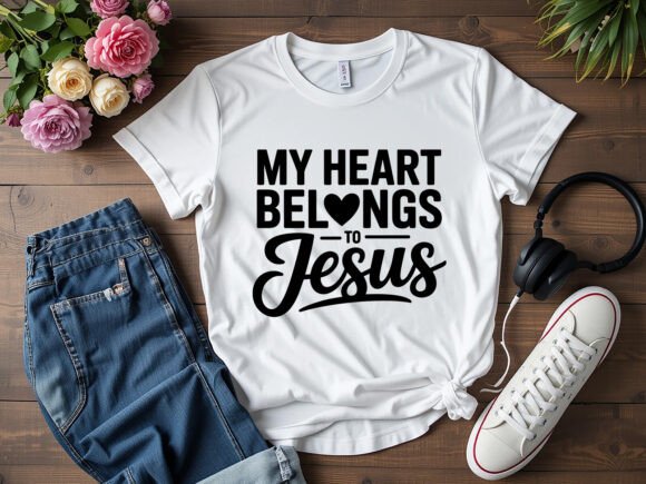 My Heart Belongs to Jesus T-Shirt Design