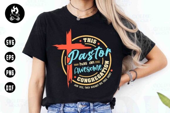 Pastor Awesome Congregation SVG, Jesus